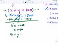 Solving Linear Equations and Word Problems