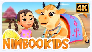 Gaiya Meri Gaiya Cow Song for Kids, गैया मेरी गैया, Ek Mota Hathi, Nimboo Kids Hindi Baby Songs