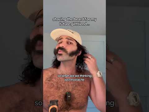 Cutting Off 3 Month Old Beard #shaving