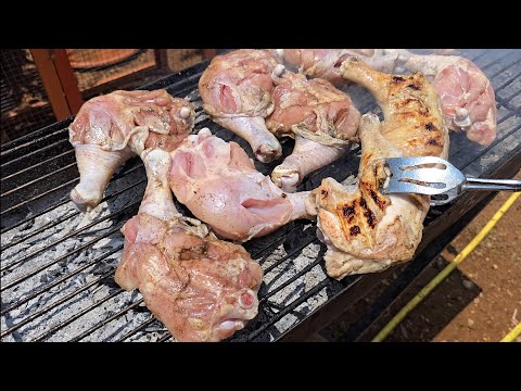 اليوم دللت عائلتي.... ماتشا و دجاج مشوي،و خبز الدار...