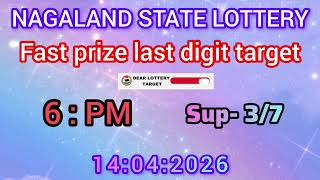 First Prize Last Digit 14/04/2026 Nagaland State Lottery Target Number Lottery Sambad Target Number