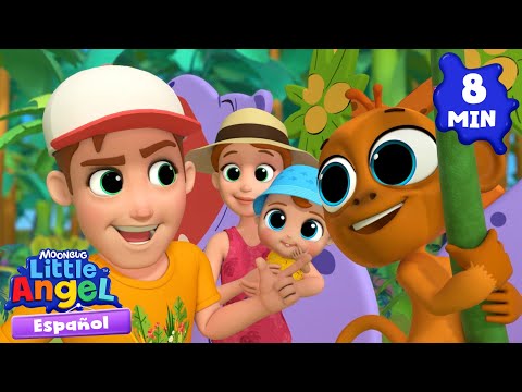 Bebé Juan va a la jungla 🐒🌴 | Canciones Infantiles con Bebé Juan🎵| Little Angel Español