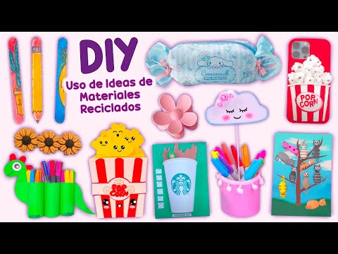 10 IDEAS HAZLO TU MISMO - USO DE IDEAS DE MATERIALES RECICLADOS – FÁCIL Y BARATO