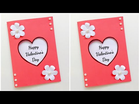 How To Make Valentine's Day Card / valentine day card 2025 / happy valentine's day greeting card diy