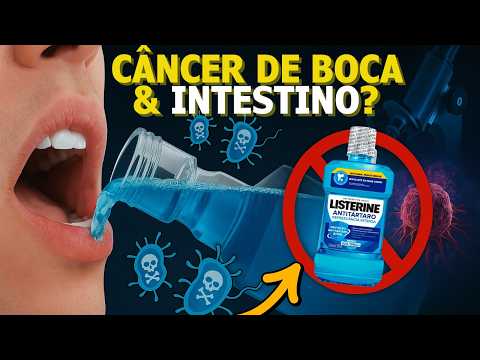 O Lado Sombrio do ENXAGUANTE BUCAL: Bactérias Boas Mortas = Risco de Câncer de Boca e Intestino?