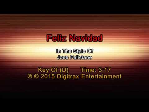 Jose’ Feliciano – Feliz Navidad (Backing Track)