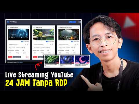 Cara Live YouTube 24 JAM (Tanpa RDP) - Saya Bikinkan Aplikasi Buat Kalian | StreamFlow ✨