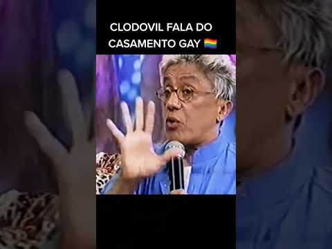 Clodovil fala sobre o casamento homoafetivo #clodovil #shorts #casamentohomoafetivo