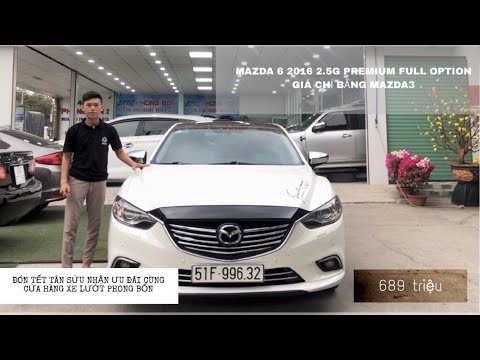 Bán ô tô Mazda 6 2.5AT năm 2016, 630 triệu