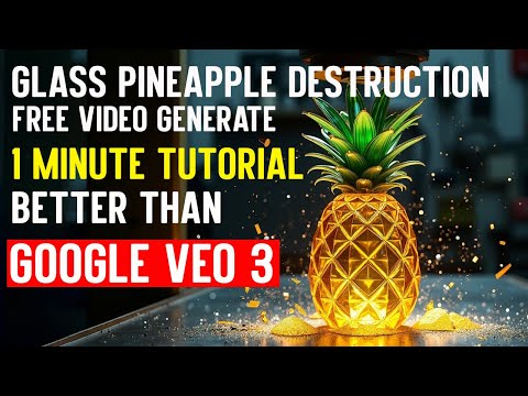 Glass Pineapple Destruction Free Ai Video Better Than Google Veo3