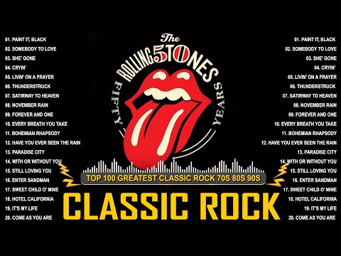 Rolling Stones, Pink Floyd, Queen, ACDC, Metallica, Nirvana, GNR, U2, Aerosmith🔥Classic Rock 80s 90s