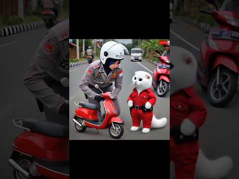 Gak Jadi Ditilang😸#kucingkartun #facts #cartoon #kartunkucing #funny #komedikucing