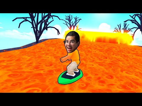 TENTE SURFAR NA LAVA!!! (ROBLOX - SURF OBBY)