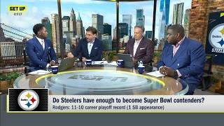 BEST CASE SCENARIO for Aaron Rodgers & the Pittsburgh Steelers? 👀 Rodgers says TOP 10 😳 | Get Up