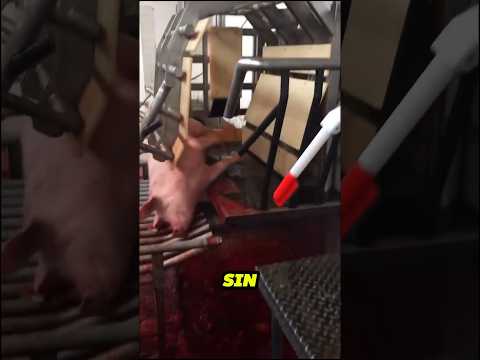 El tratamiento de los chanchos antes de su sacrificio #viral #chancho #suscribete #shorts
