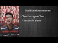 Traditional vs. Authentic Assessments