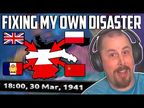 Can I Fix My Own HOI4 Germany Disaster?! (Better Than Bittersteel?)