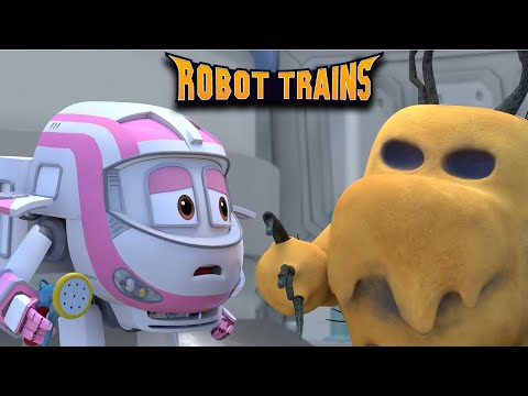 🟢 Slimed! | Robot Trains 🚂 (11-Minute Cartoon for Kids!)