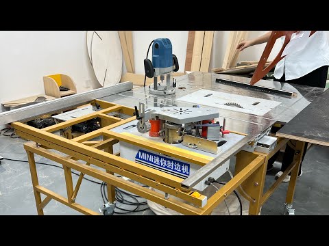 Multi-Functional Woodworking Machine|| Sliding Table Saw Cutting Machine