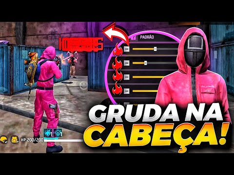 DEPOIS da ATUALIZAÇÃO!🔥 A MELHOR SENSIBILIDADE para SUBIR CAPA na NOVA ATUALIZAÇÃO do FREE FIRE!