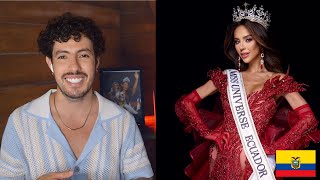 Miss universe ECUADOR 2025 es NADIA MEJIA  👑🇪🇨