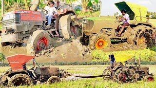 John Deere 5043D / KUBOTA L4508 / Mahindra 475 Tractors are Stuck in Mud | Swami Tractors