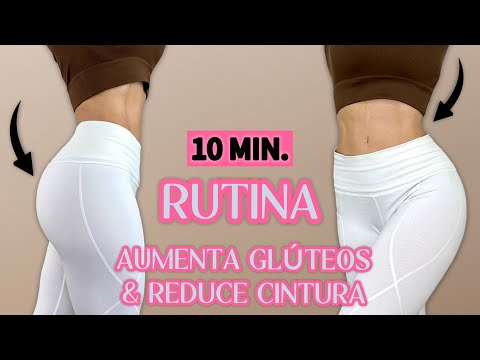 5 Ejercicios para AUMENTAR GLÚTEOS y REDUCIR CINTURA | LEVANTA tus GLÚTEOS con esta RUTINA 🍑🔥