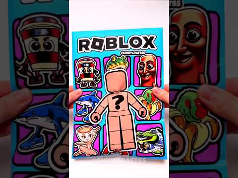 🎮ITALIAN BRAINROT ROBLOX BLIND BAG|Tung Tung Tung Sahur #blindbag #papercraft #roblox #unboxing