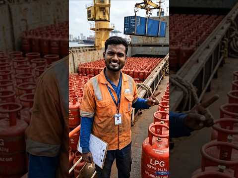 आज से गैस की समस्या खत्म! Ship से आ रहे हजारों Gas Cylinder #shorts #gascylinder #viralvideo
