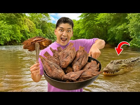 RICAS TILAPIAS FRITAS EN EL RIO