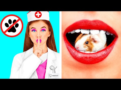 How To Sneak Pets From Dentist | Funny Challenges by TeenTeam