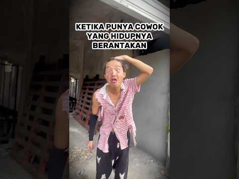 SAMPAI MAU BANTU UBAH PENAMPILAN COWOKNYA😂😂 #viral #lucu #vlog