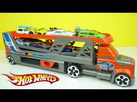 ألعاب سيارات أطفال شاحنة ترمي هوت ويلز ! Hot Wheels Blastin Rig
