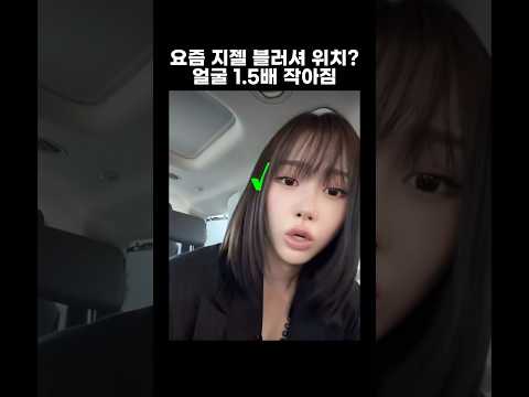 지젤이 바꾸고 더 예뻐진 블러셔 위치