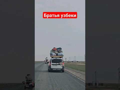 Братья узбеки едут домой #тренд #казахстан #атырау #дорога #узбекистан #город #трасса #ташкент