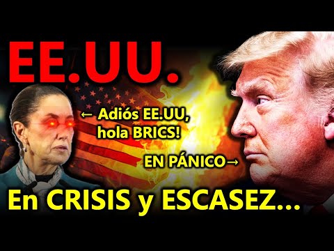 EE.UU. EN PÁNICO!! TRUMP ENFRENTA CRISIS Y ESCASEZ mientras MÉXICO Y CANADÁ ATACAN!! - Explicado