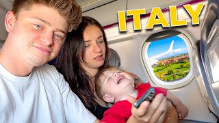 Prima Vacanta cu Levi la 9 LUNI spre Italia! (a plans in avion)