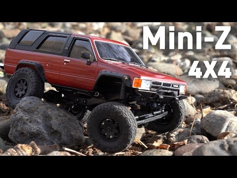 Toyota 4Runner Crawling: The Kyosho Mini-Z 4X4 1/24 Scale Truck