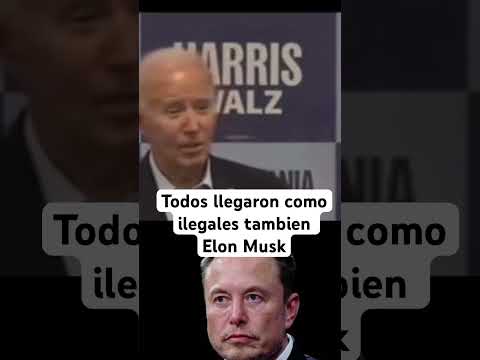 Elon Musk llego a Estados Unidos como inmigrante y ahora se le olvido de donde llego #viral