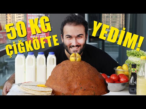 50 KİLO ÇİĞ KÖFTE YEDİM!