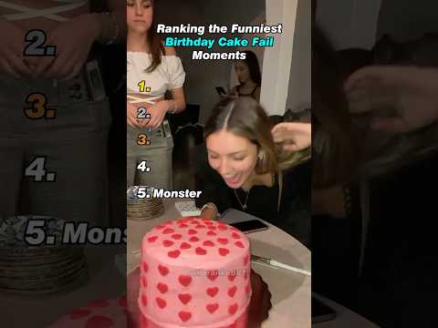 Ranking the Funniest Birthday Cake Fail Moments