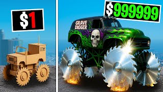 $1 to $1,000,000 SAWBLADE MONSTER TRUCKS in GTA 5