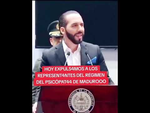 Bukele explotó contra maduro