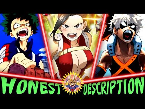 Every Class 1-A Student in Hero Academia - Honest Anime Descriptions (No MHA Season 3 Manga Spoiler)