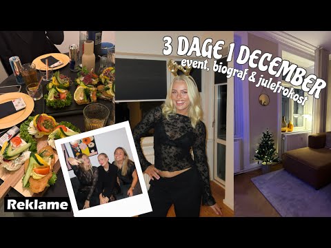 VLOG: MAC-event, biograf & julefrokost med gym-pigerne