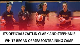 It's Official! Caitlin Clark and Stephanie White Began Offseason Training
