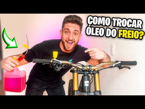 COMO FAZER a SANGRIA do FREIO HIDRÁULICO da BIKE!