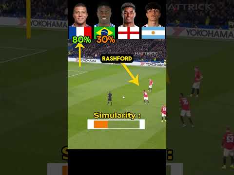 Mbappe VS Vini VS Rashford VS Garnacho 😮 | Who Copies Their Idol Better? 🤔