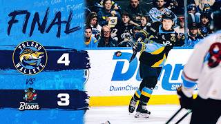 HIGHLIGHTS (3/29/26): Toledo Walleye 4, Bloomington Bison 3