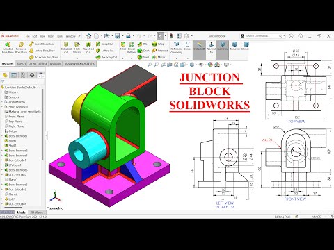 SolidWorks Exercise Junction Block